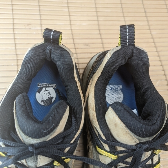 Merrell Men's Brown Pulse Birch/ Yellow Leather Hiking Performance Shoes Size US - Picture 7 of 12